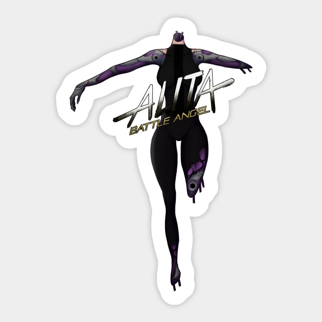 Alita Battle Angel Sticker by polli000nulli